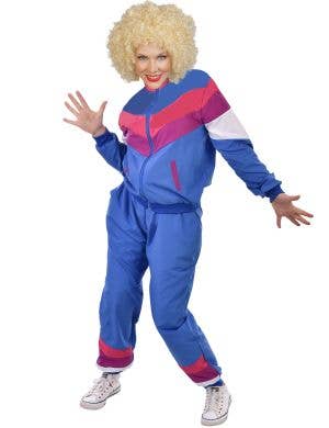 Image of 80s Style Tracksuit Women's Dress Up Costume