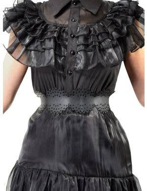 Image of Decorative Women's Black Wednesday Addams Costume Belt - Main Image