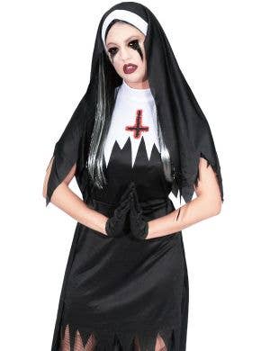 Dreadful Dead Nun Womens Halloween Costume
