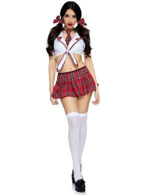 Sexy Schoolgirl Women's Fancy Dress Costume Main Image