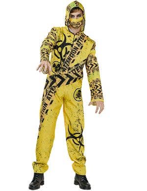 Image of Toxic Yellow Hazmat Men's Halloween Costume