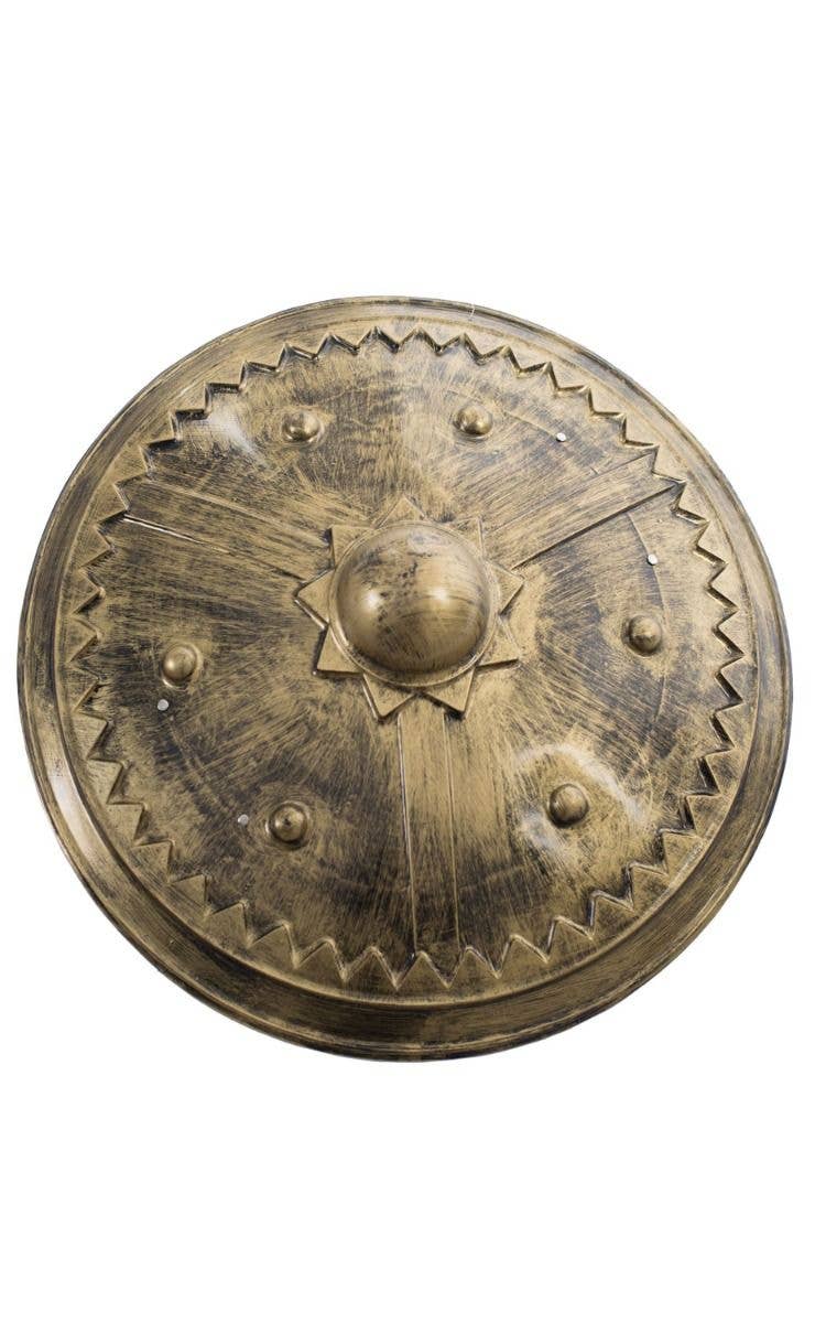 Bronze Roman Costume Shield | Gladiator Shield Costume Accessory