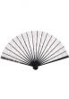 Hand Held Floral Cream Lace Costume Fan