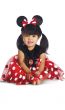 Girl's Infant Disney Baby Minnie Mouse Red And Black Fancy Dress Costume Main Image