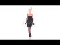 Women's Black Glam Flapper Costume by Smiffys