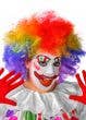 Image of Deluxe Rainbow Afro Unisex Adults Clown Costume Wig - Clown Image