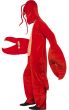 Men's Red Rock Lobster Novelty Costume Side