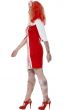 Women's Plus Size Blood Stained Zombie Nurse Halloween Costume Side View 