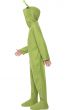 Space Alien Kid's Green Onesie Dress Up Costume - Side View