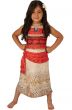 Girls Moana Movie Character Fancy Dress Costume Front View