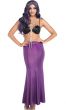 Purple Shimmer Spandex Mermaid Plus Size Costume Skirt Main Image