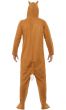 Frolicky Fox Mens Animal Costume Jumpsuit - Back Image