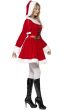 Miss Santa Women's Festive Christmas Fancy Dress Costume Side Image