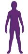 Purple Teen Boys Second Skin Costume Jumpsuit