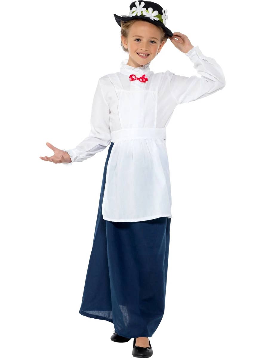 Kids Costume 8-10 years Victorian Girl or Mary Poppins 